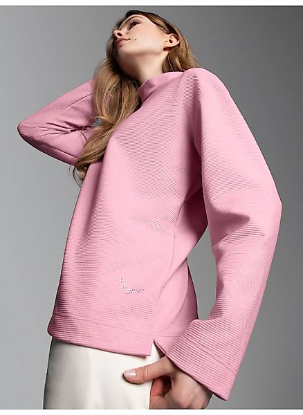 Trigema Sweatshirt "TRIGEMA Sweatshirt mit Stehkragen" günstig online kaufen