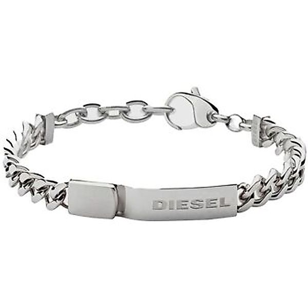 Diesel Armband Schmuck Edelstahl Armschmuck Panzerkette ID Armband Stacked günstig online kaufen