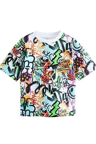 Next Print-Shirt Relaxed Fit Kurzarm-T-Shirt mit Grafikprint (1-tlg) günstig online kaufen