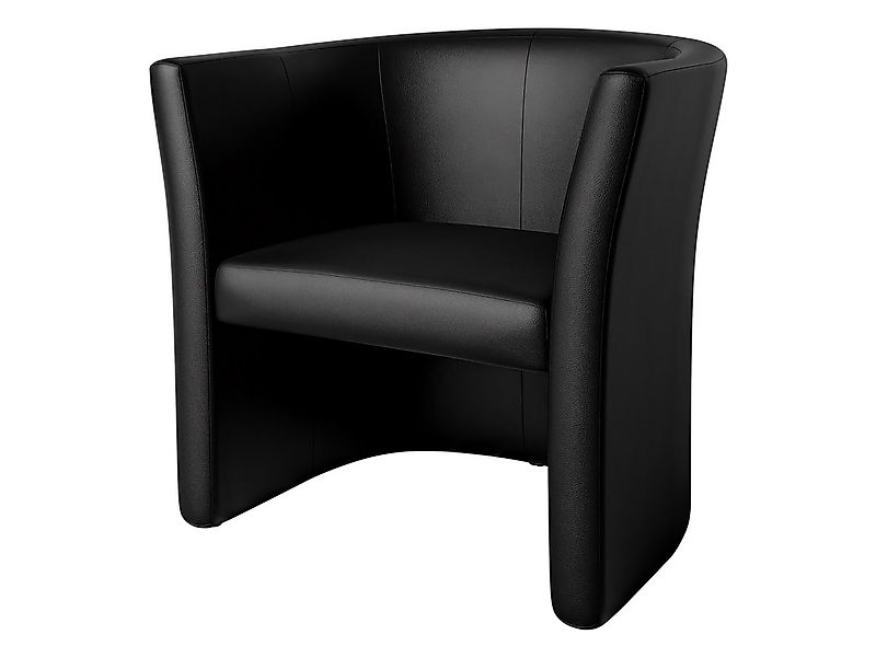 MIRJAN24 Sessel Cuba, Einzelsessel, Schwarz Kunstleder Clubsessel günstig online kaufen