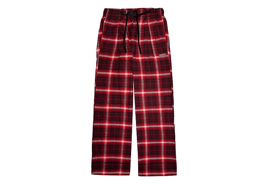 HUGO Pyjamahose Flannel Check_Pants mit Seitentaschen günstig online kaufen