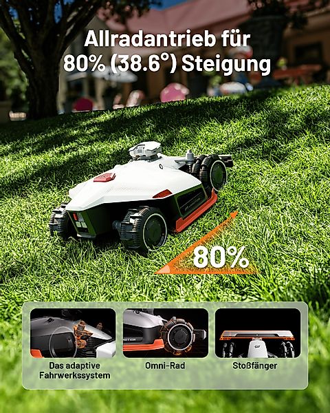 Mammotion Rasenmähroboter LUBA 2 AWD 3000X, günstig online kaufen