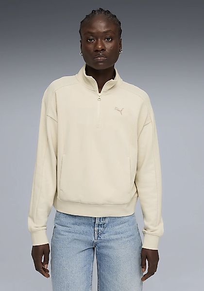 PUMA Langarmshirt "CLASS RELAXED HALF-ZIP CREW" mit Eingrifftaschen, sportl günstig online kaufen
