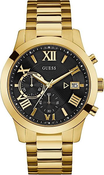 Guess Chronograph ATLAS W0668G8, Armbanduhr, Quarzuhr, Herrenuhr, Stoppfunk günstig online kaufen