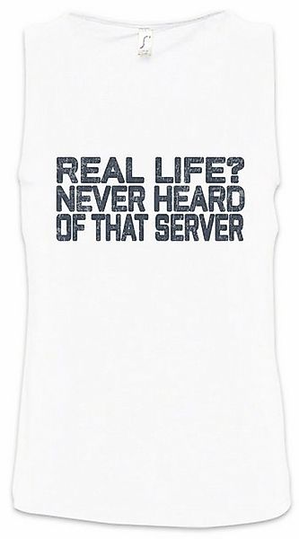 Urban Backwoods Tanktop Real Life? Ärmelloses T-Shirt Server Gamer Fun Game günstig online kaufen