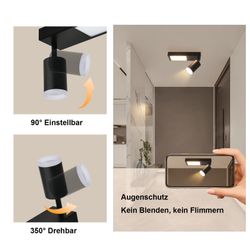 Nettlife Deckenstrahler Deckenstrahler 1/2/3/4 Flammig GU10, günstig online kaufen