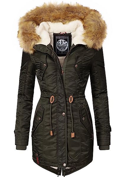 Navahoo Wintermantel La Viva hochwertiger Winterparka mit großem Kunstfell günstig online kaufen