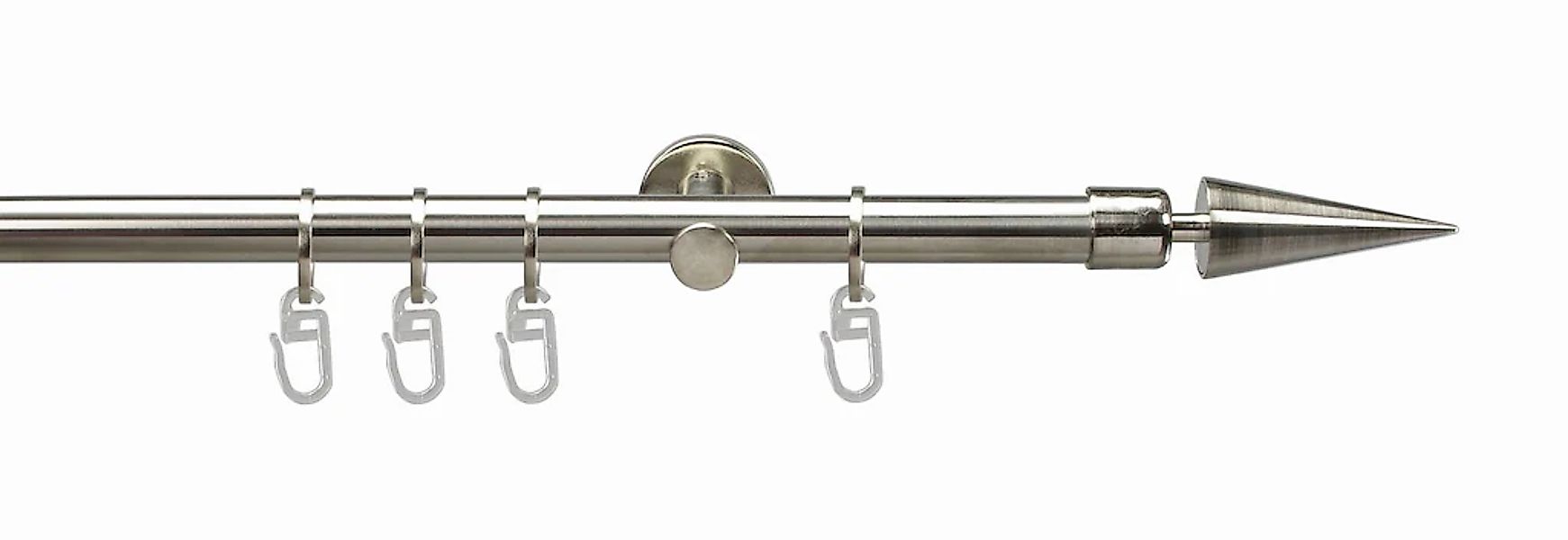 Liedeco Gardinenstange "Mailand" Ø 16 mm 1 läufig-läufig Fixmaß günstig online kaufen