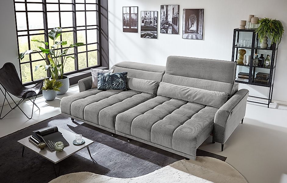 freiraum Big-Sofa Wolve, 2x elektr. Sitzverstellung, günstig online kaufen