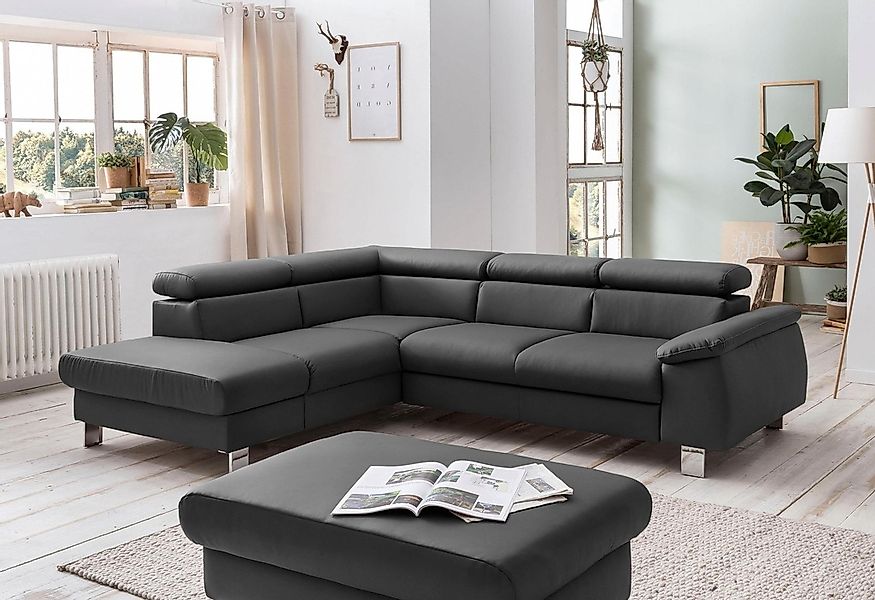 COTTA Polstergarnitur "Komaris L-Form", (Set), Set bestehend aus: Ecksofa m günstig online kaufen