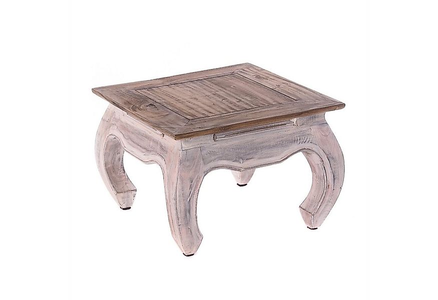 DESIGN DELIGHTS Couchtisch OPIUMTISCH "EAST 50", 50x50x35cm, Altholz massiv günstig online kaufen