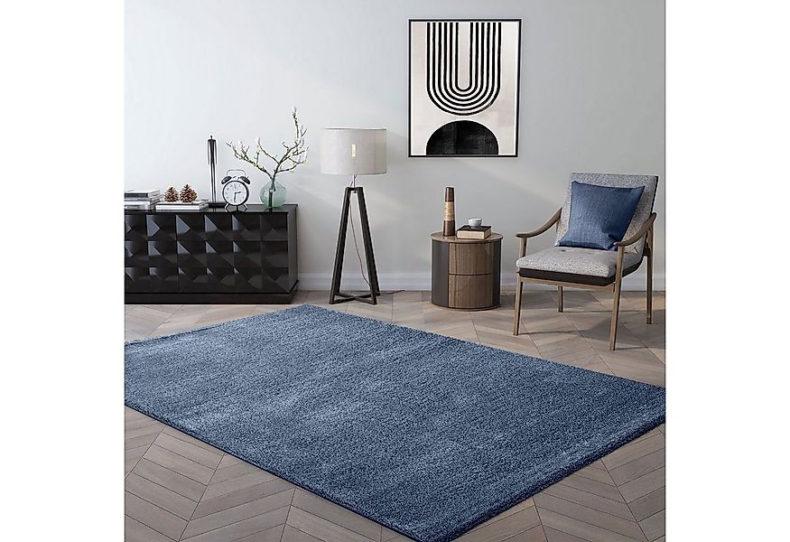 Vimoda Teppich Valentino, Hohe Qualität sehr weich und dicht Fellteppich, R günstig online kaufen