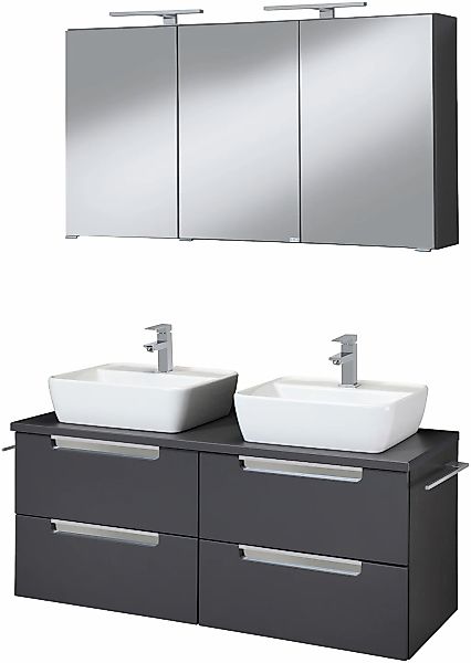 welltime Badmöbel-Set "Malibu" Set, 2 Stk. tlg. Breite 120 cm, mit Soft-Clo günstig online kaufen