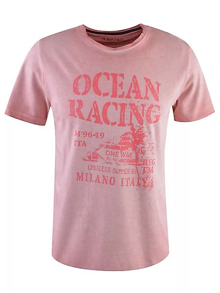 MILANO ITALY Herren T-Shirt, rot günstig online kaufen