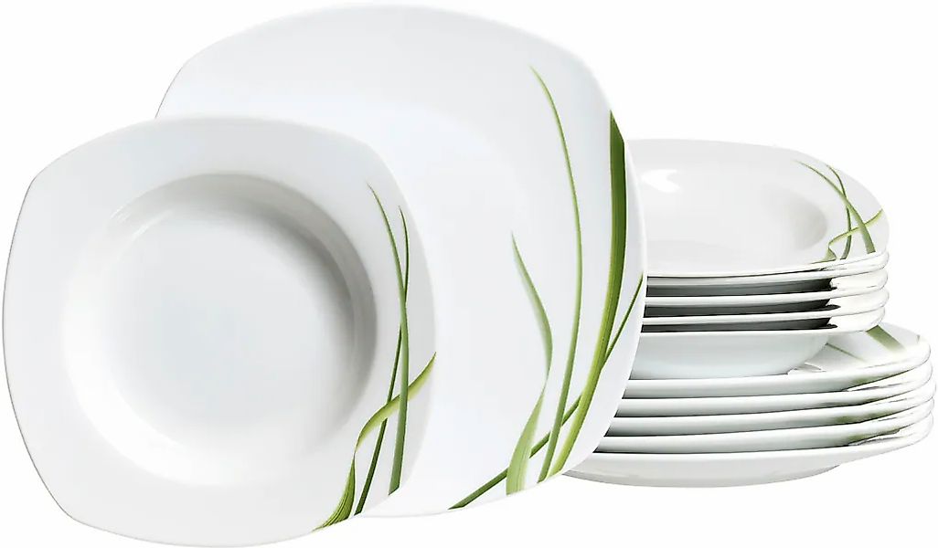 Ritzenhoff & Breker Tafelservice "Graphic" Geschirr-Set mit Gräser-Dekor günstig online kaufen