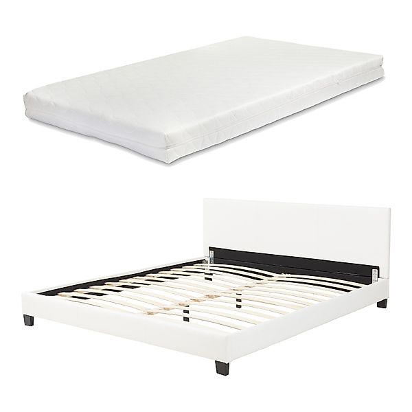 Corium Polsterbett, »Albacete« Kunstlederbett mit Matratze günstig online kaufen