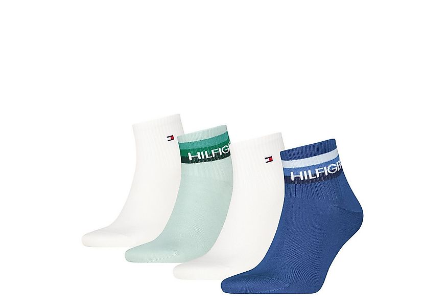 Tommy Hilfiger Kurzsocken TH MEN QUARTER 4P SPORT TH LOGO ECOM (4 Paar) günstig online kaufen