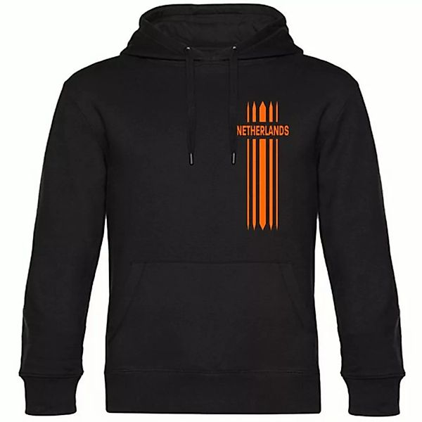 multifanshop Kapuzensweatshirt Netherlands - Streifen - Pullover günstig online kaufen