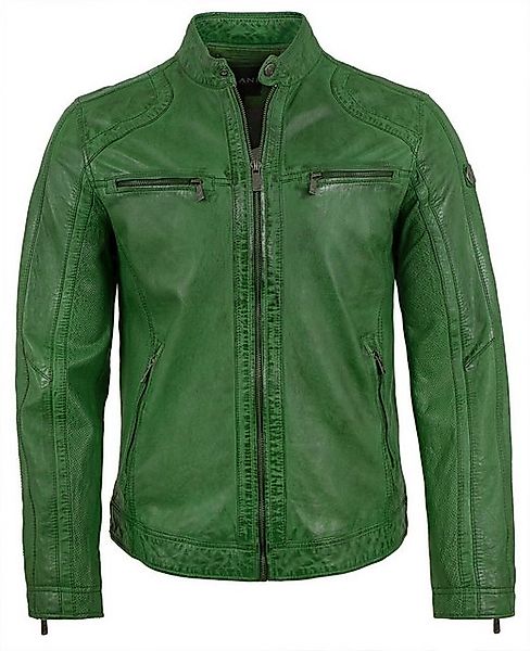 Jilani Lederjacke Flash-2 Jilani - Herren Lederjacke Lammnappa grün günstig online kaufen