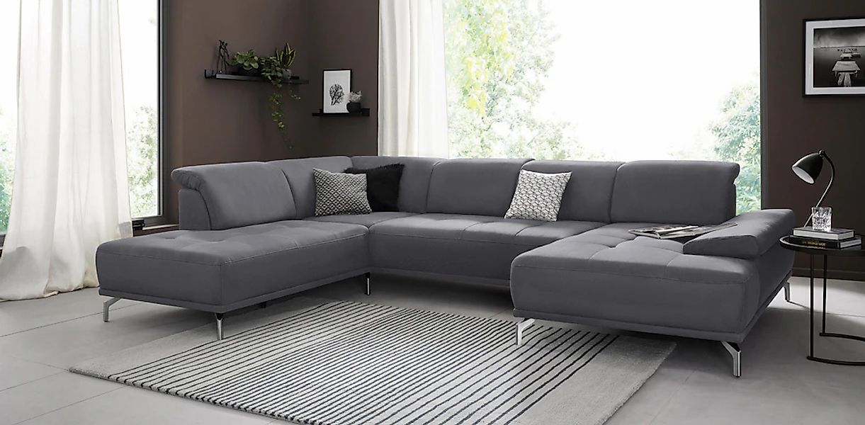Places of Style Wohnlandschaft "Caluna", Inkl.Sitztiefenverstellung, wahlwe günstig online kaufen