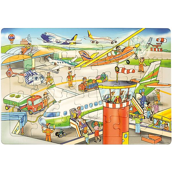 EDUPLAY Lernspielzeug Puzzle Flughafen günstig online kaufen