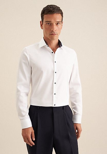 seidensticker Businesshemd "Slim", Slim Langarm Kentkragen Uni günstig online kaufen