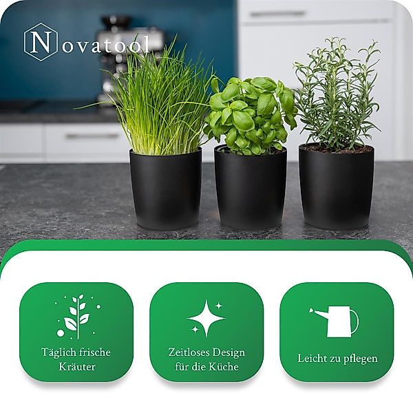 Novaliv Kräutertopf - (2 St), 2x günstig online kaufen