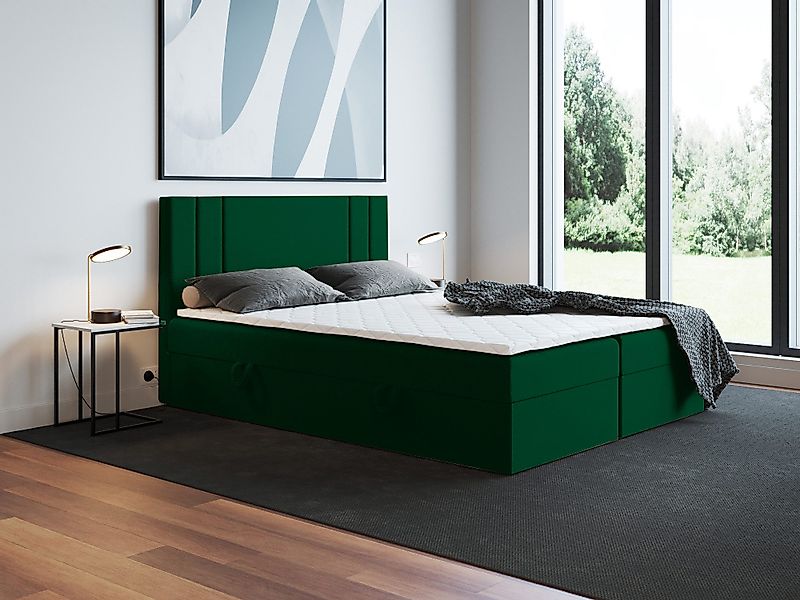 Godre Boxspringbett mit Bettkasten Nardo 180x200 günstig online kaufen