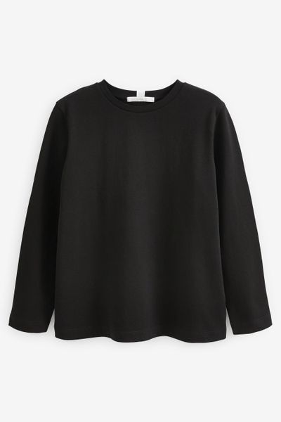 Next Langarmshirt Schweres Langarmshirt aus 100 % günstig online kaufen