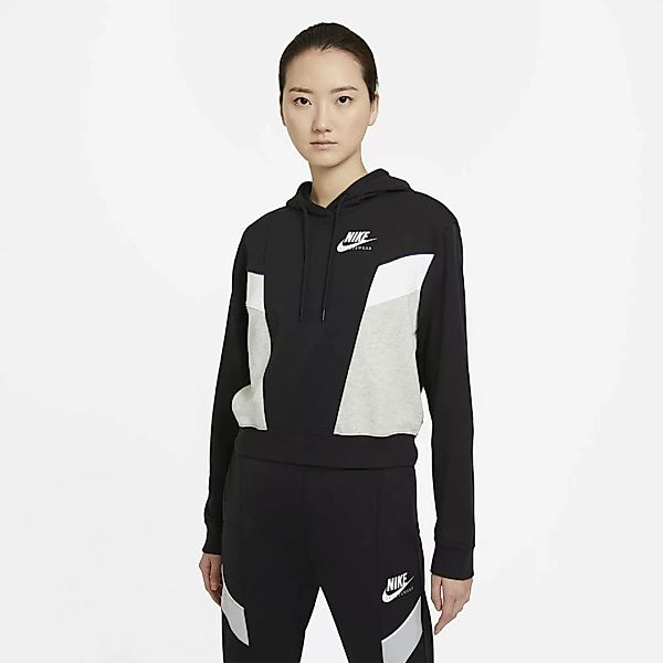 Nike Sportswear Heritage Kapuzenpullover XS Black / Grey Heather / White / günstig online kaufen