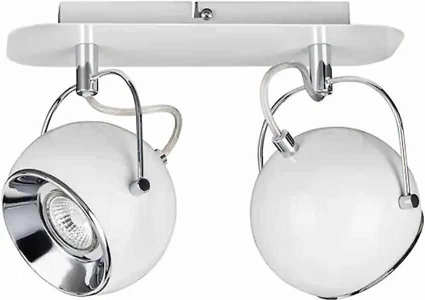 SPOT Light Deckenstrahler »BALL«, inklusive LED-Leuchtmittel 2 x GU10   Spo günstig online kaufen