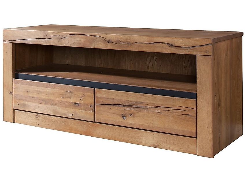 Massivmoebel24 TV-Board (Massivholz), TV-Board Wild-/Zerreiche 115x42x49 na günstig online kaufen