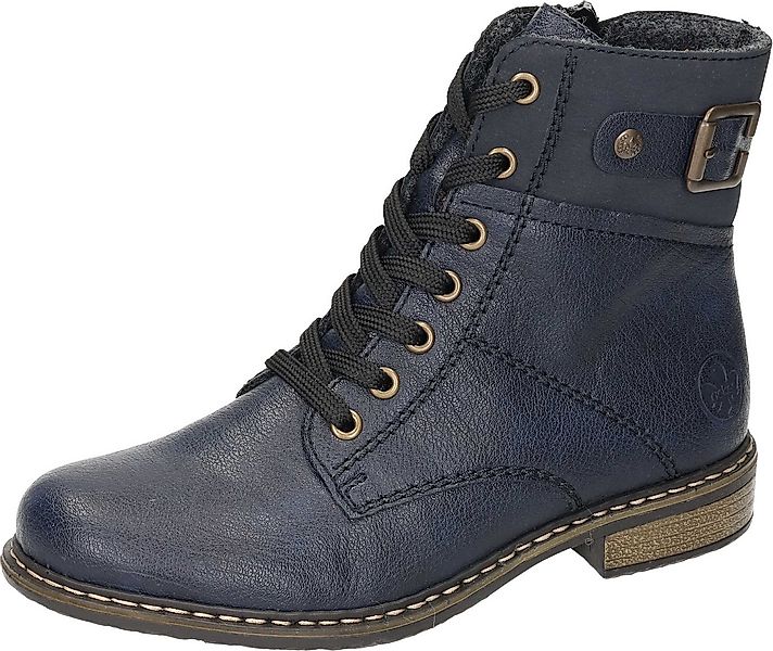 Rieker Stiefeletten Schnürstiefelette aus strapazierfähigem Synthetik günstig online kaufen