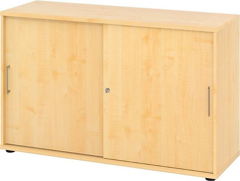 bümö Aktenschrank Schiebetürenschrank office - 2 Ordnerhöhen Dekor: Ahorn - günstig online kaufen