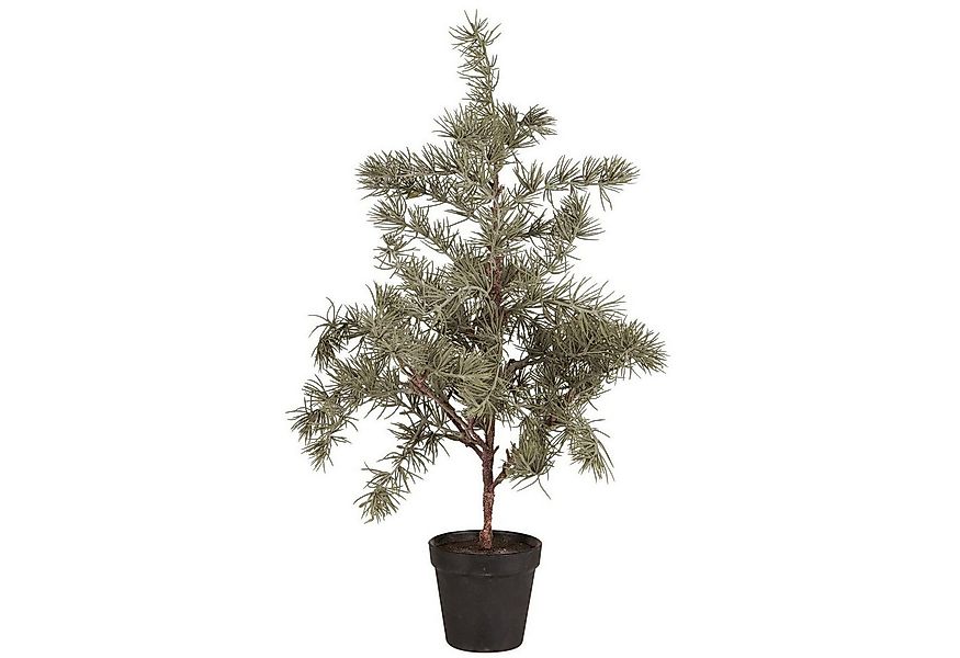 Winterliche Kunstpflanze ZEDER mit Plastiktopf, Ib Laursen, Höhe 60 cm günstig online kaufen