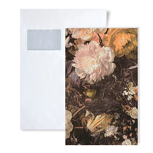 PROFHOME 1 MUSTERSTÜCK S-388212-GU DIN A4 MUSTER der Floralen Tapete günstig online kaufen