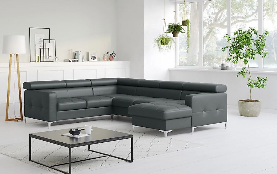 COTTA Wohnlandschaft "Sammy U-Form", mit Kopfteilverstellung, optional mit günstig online kaufen