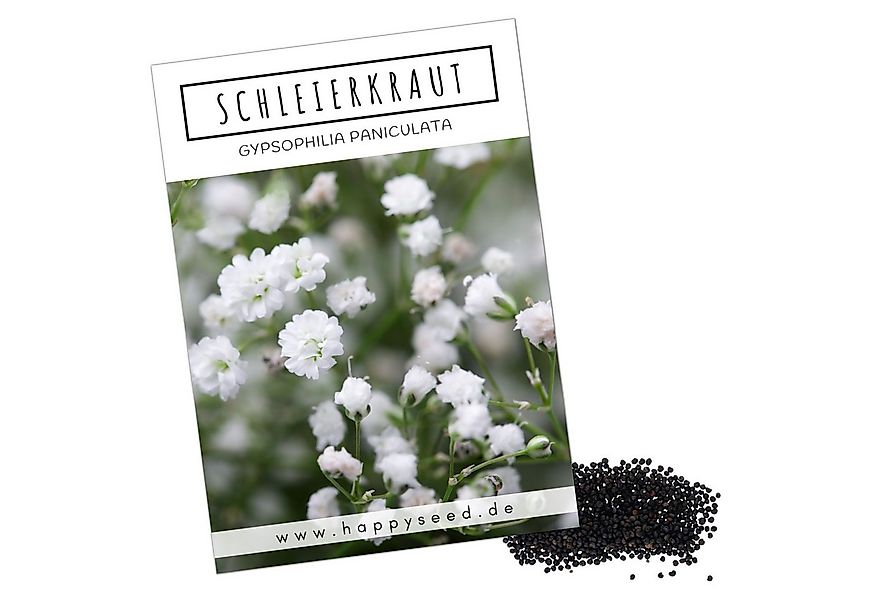 HappySeed Blumensamen Schleierkraut Samen - Gypsophilia paniculata, Blumen günstig online kaufen