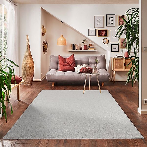 Carpettex Veloursteppich Unicolor - Einfarbig, Läufer, günstig online kaufen