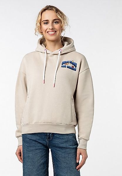 SUBLEVEL Kapuzenpullover mit Sommer-Backprint und Kapuze günstig online kaufen