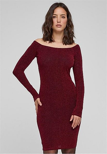 URBAN CLASSICS Longsleeve Ladies Off Shoulder Longsleeve Glitter Dress günstig online kaufen