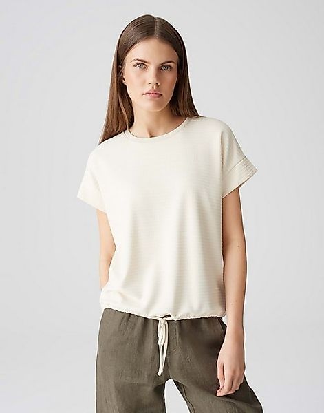 OPUS Kurzarmshirt SOLKE Loose mit texturierter Oberfläche günstig online kaufen