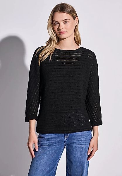 STREET ONE 3/4-Arm-Shirt, mit U-Boot-Ausschnitt günstig online kaufen