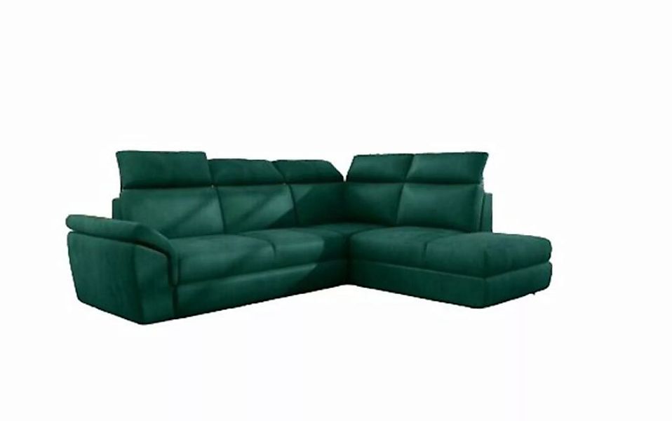 JVmoebel Ecksofa Stoff Ecksofa L-Form Sofa Couch Design Polster Modern Text günstig online kaufen