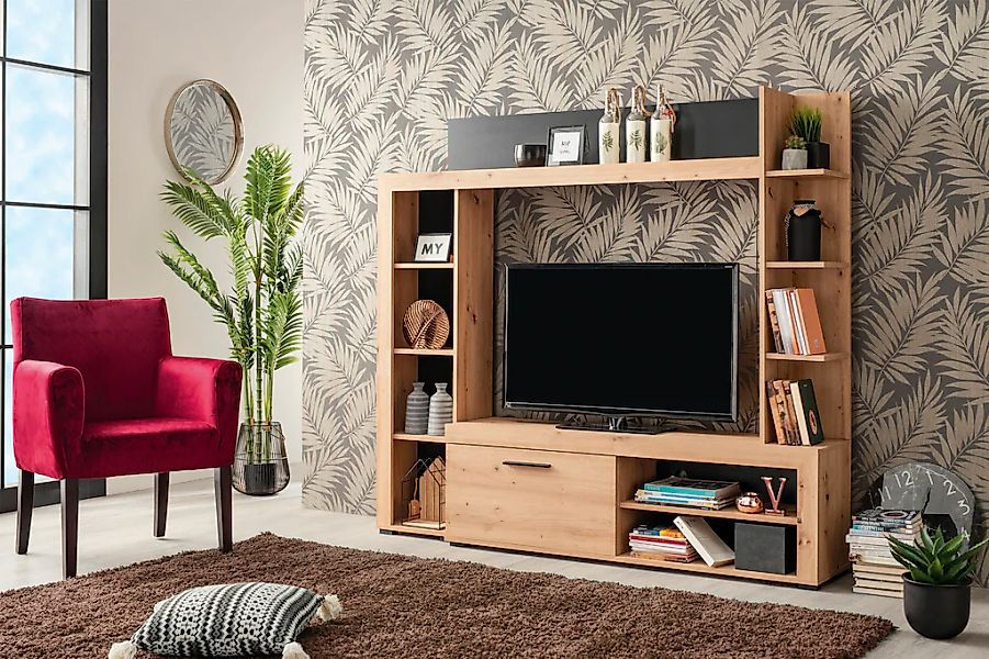 INOSIGN Wohnwand "Rubi" 4 Stk. tlg. günstig online kaufen