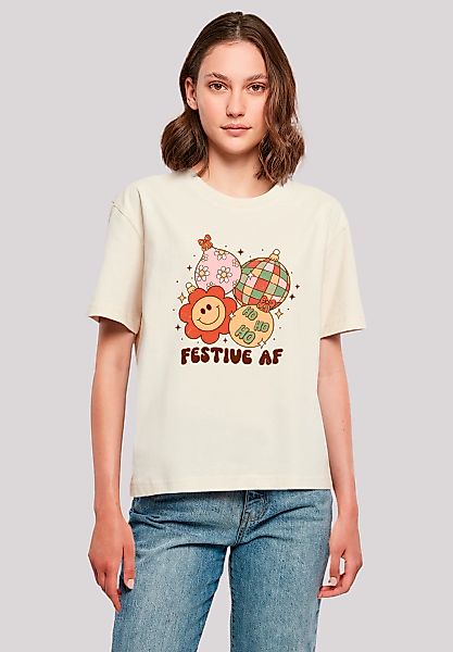 F4NT4STIC T-Shirt "Festive AF Weihnachten Tree Balls", Premium Qualität, We günstig online kaufen