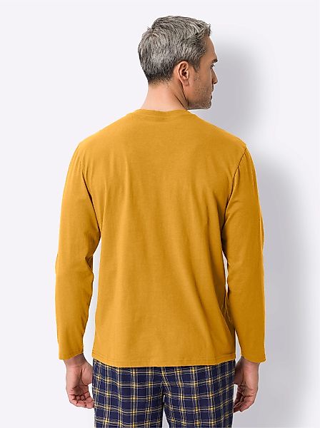 Langarmshirt "Schlafanzug-Shirt", (1 tlg.) günstig online kaufen