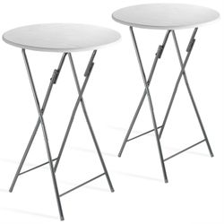 Casaria Stehtisch (2-St), 2x Klappbar 110cm günstig online kaufen