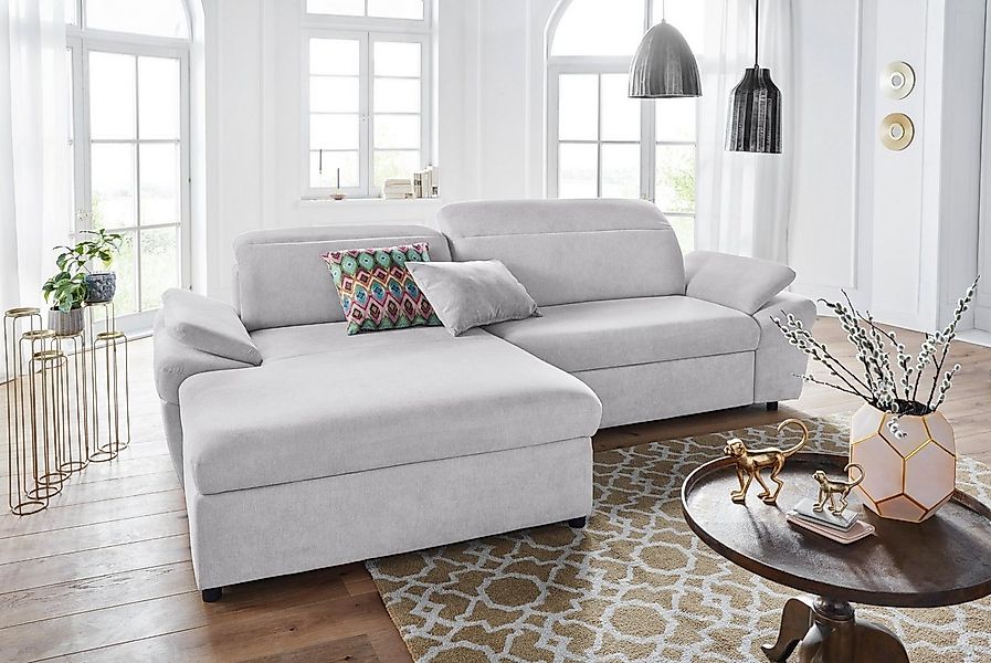 exxpo - sofa fashion Ecksofa "Spring, super bequem, mit Armteil- und Kopfte günstig online kaufen