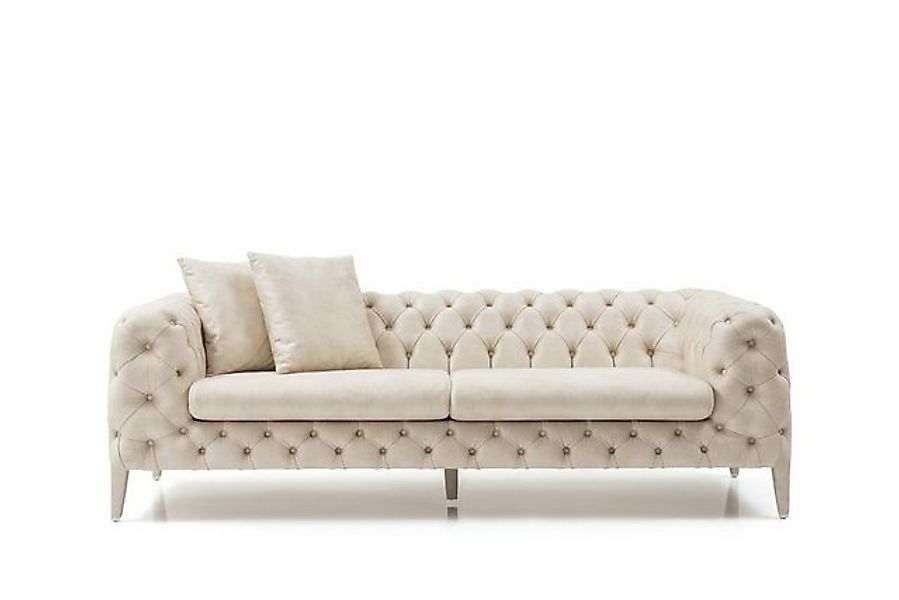 Xlmoebel Sofa Luxuriöser Sessel Chesterfield Sofagarnitur für das Wohnzimme günstig online kaufen